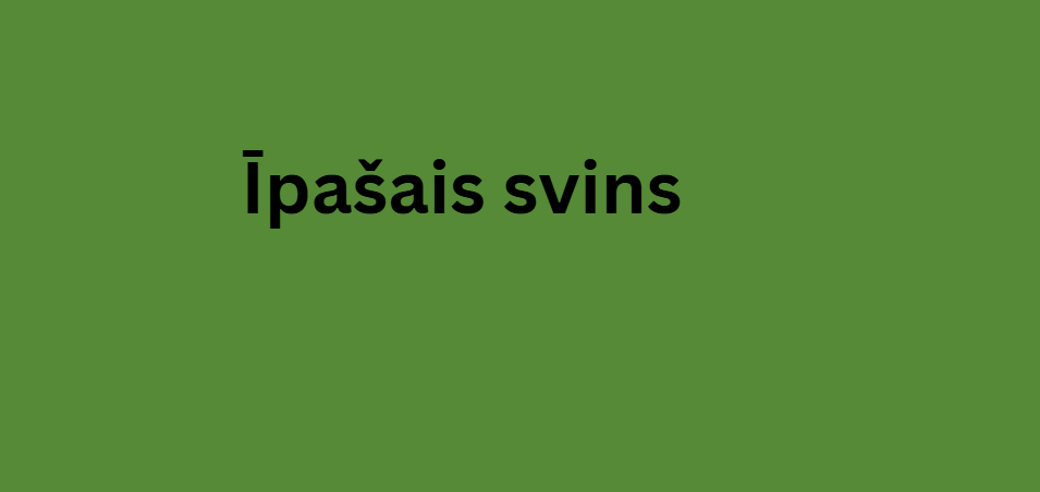 Īpašais svins