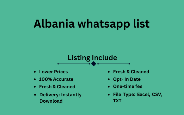 Albania whatsapp list