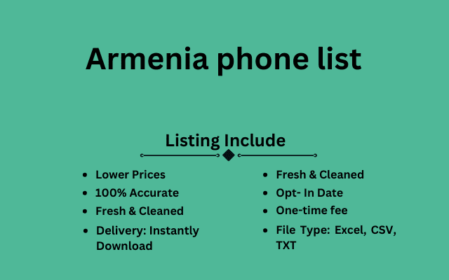 Armenia phone list