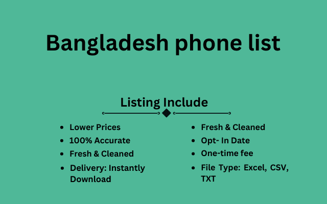 Bangladesh phone list