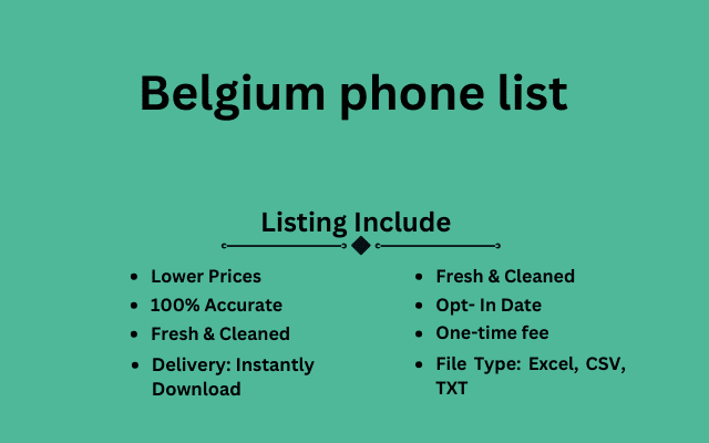 Belgium phone list