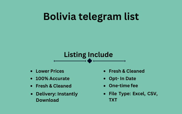 Bolivia telegram list - Copy