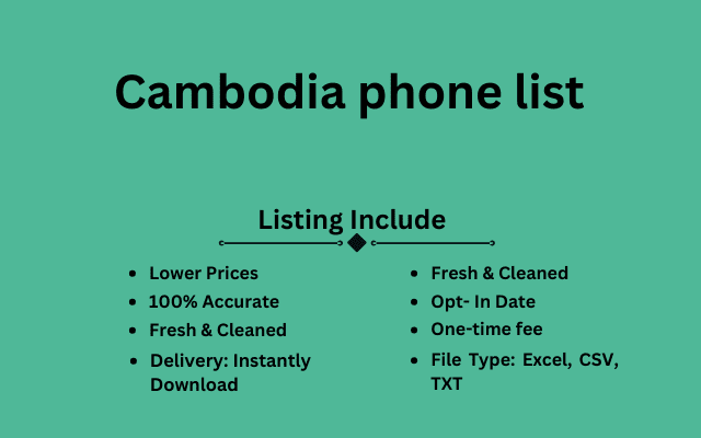 Cambodia phone list
