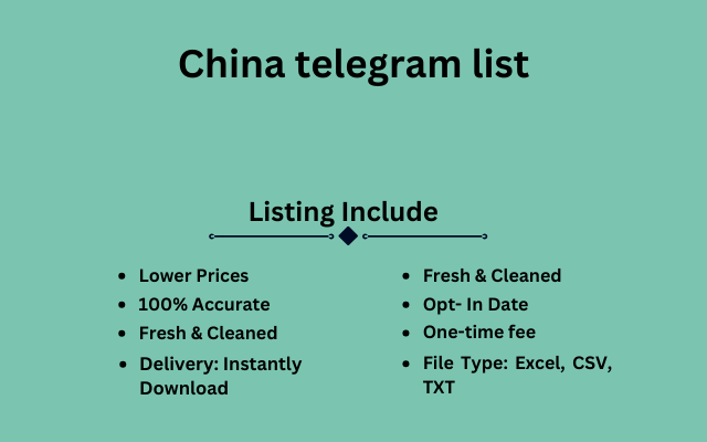 China telegram list