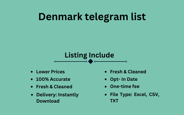 Denmark telegram list