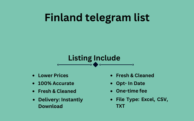Finland telegram list