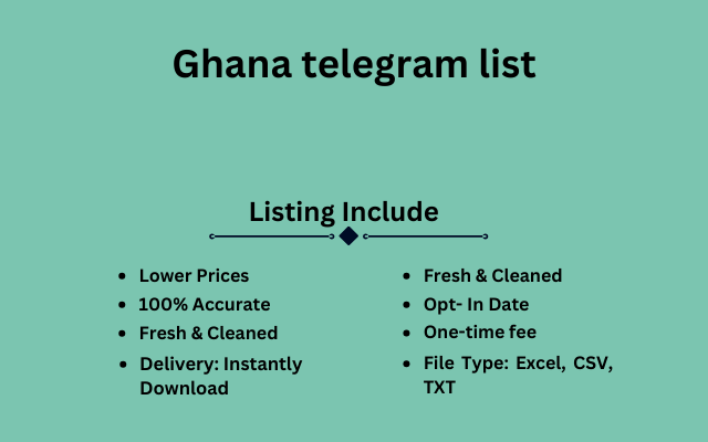 Ghana telegram list