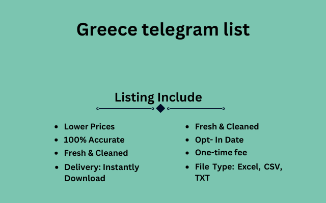 Greece telegram list
