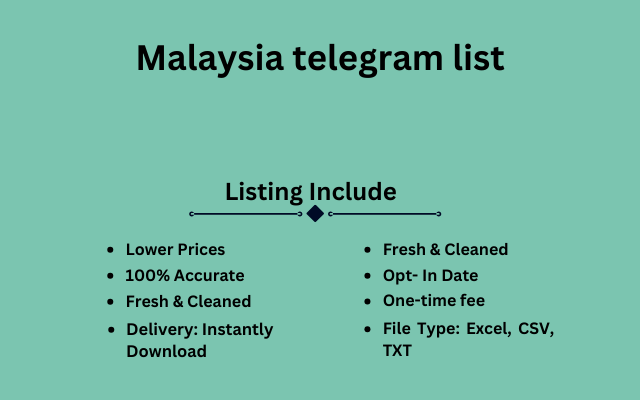 Malaysia telegram list