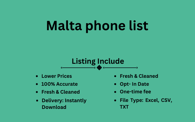 Malta phone list