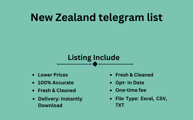New Zealand telegram list
