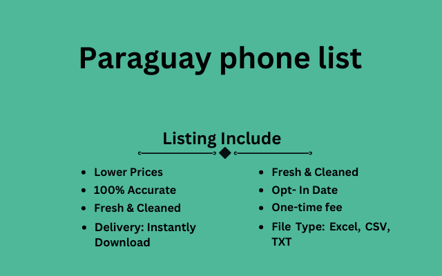 Paraguay phone list