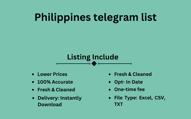 Philippines telegram list