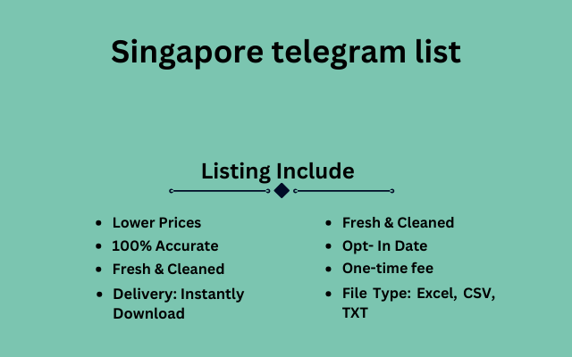 Singapore telegram list