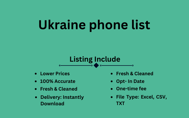 UK phone list
